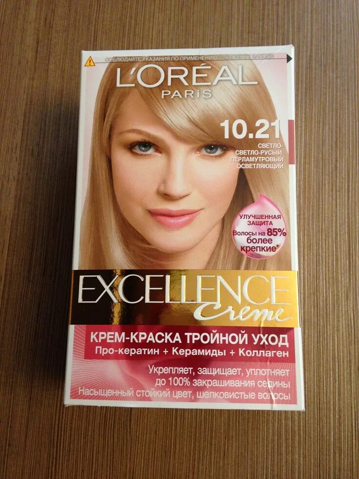 Крем-краска для волос L'Oreal Paris Excellence, тон: 8.12 Блонд мистический, 192