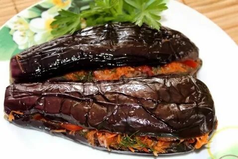 Квашеные баклажаны по грузински