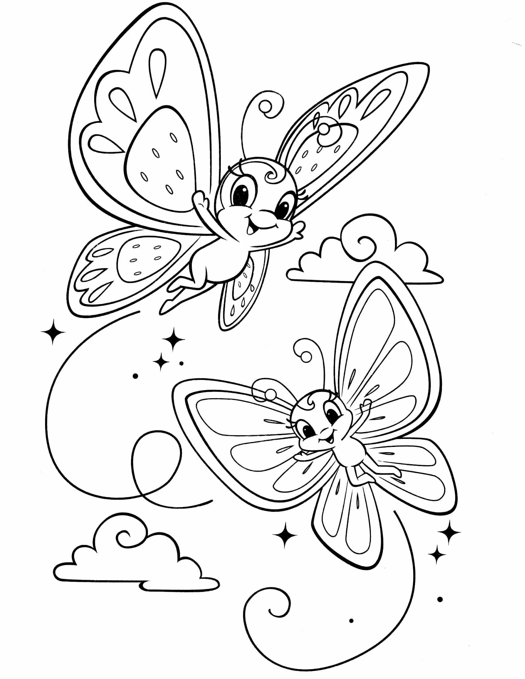 Рисунки для 6 лет. Раскраска "бабочки". Бабочка раскраска для детей. Раскраски для девочек бабочки. Раскраски для девочек цветы и бабочки.