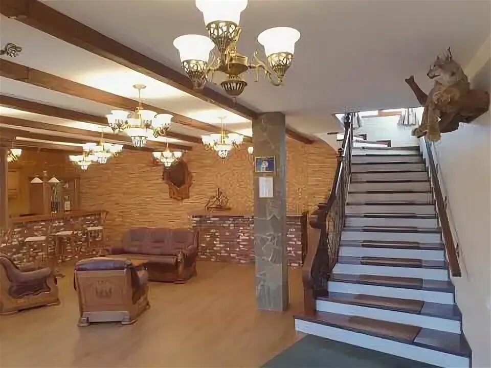 Номер Четырехместный номер с видом на озеро в Гостевой дом ВИЛЛА ЛЬВА Столин Бел