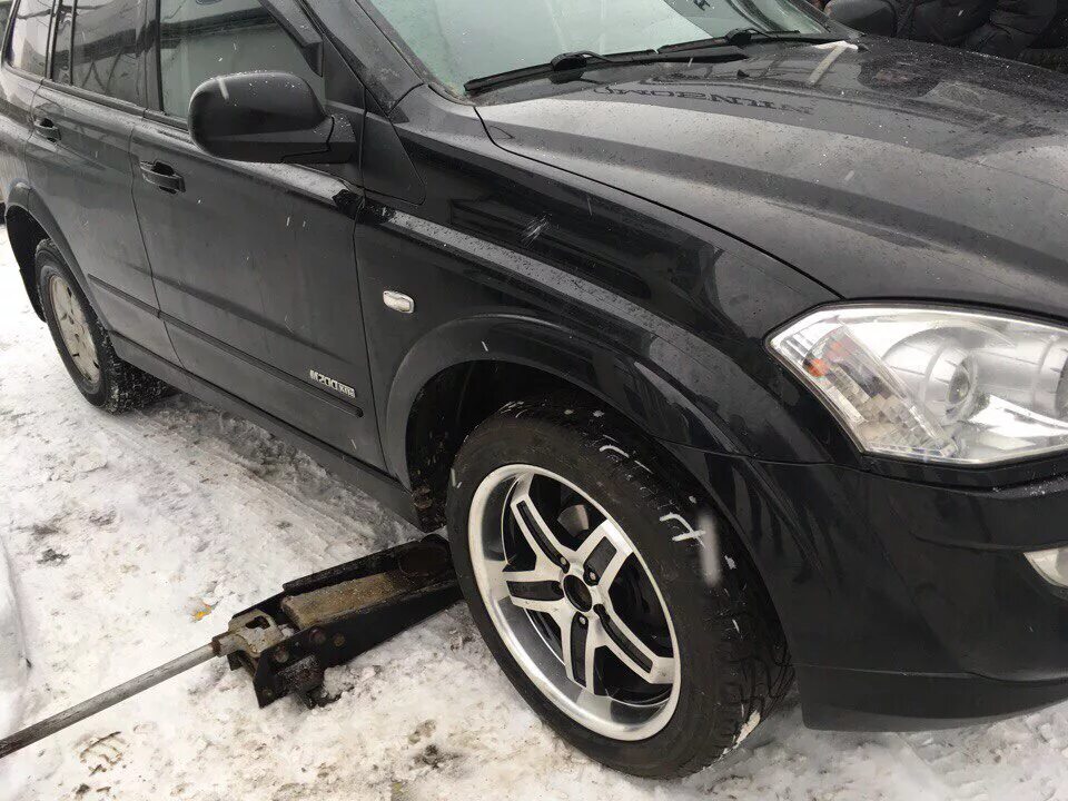 Колеса на санг енг кайрон. Кайрон r20. колеса r18 ssangyong kyron.
