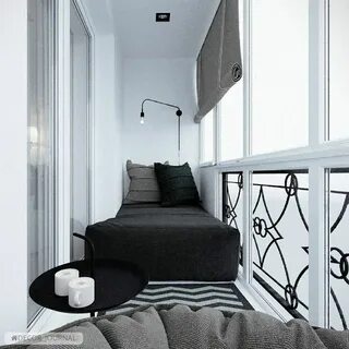 Balcony and bed