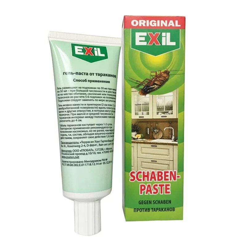 Гель от тараканов globol. Exil средство от тараканов. Schaben paste от тараканов. Schaben paste. Globol (глобол) гель.