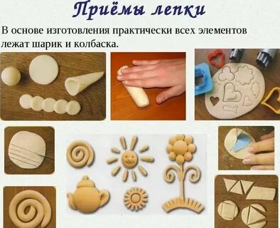 Простое соленое тесто для лепки