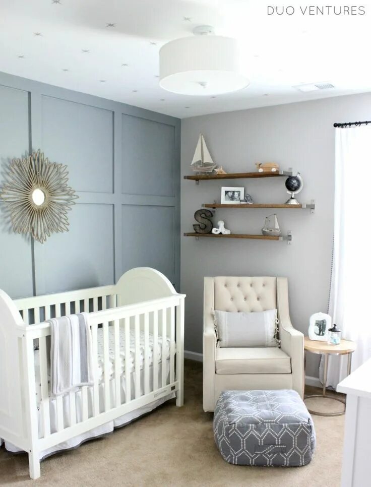 Нейтральная комната интерьер Chairish For Chic And Unique Homes White rooms, Modern baby room, Nursery design