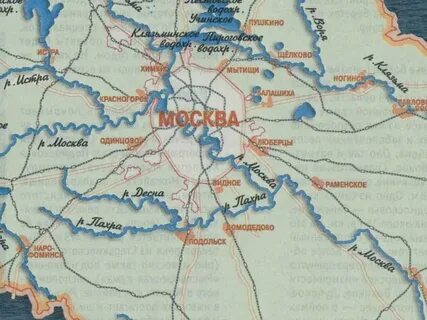 Реки вокруг москвы