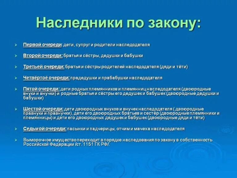 Родственник гк рф. Наследники первого очереди. Наследники по закону. Наследнтеи пеовоц лчереди. Очередь наследников по закону.