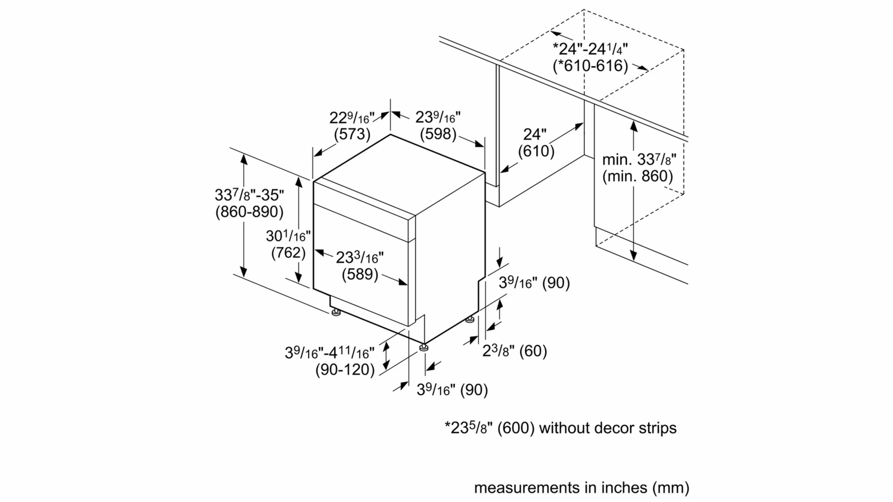 Leran bdw 60 148. Встраиваемая посудомоечная машина Бирюса DWB-612/5 схема встройки. Посудомоечная машина схема встраивания. Kin86vs20r схема встраивания. Посудомоечная машина 450 схема встройки.