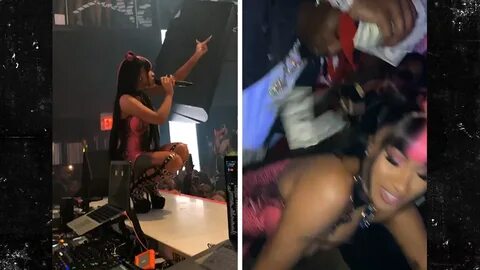 Cardi B and Offset Perform and Party at LIV Nightclub.