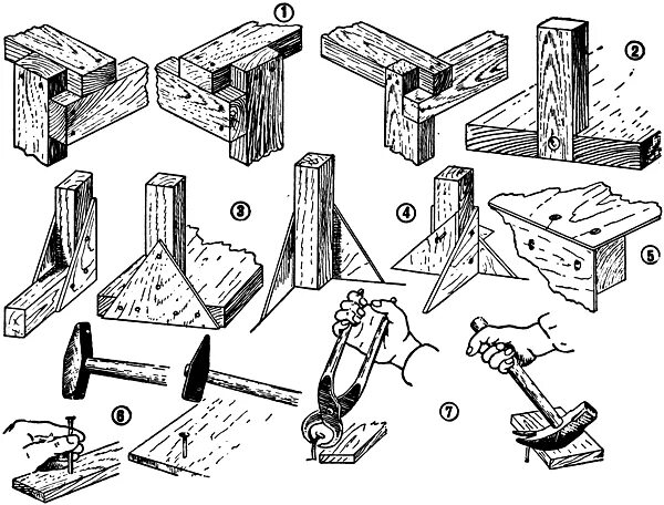 Соединение деталей между собой. Узел соединения трех брусков. Тавровое внакладку соединение брусков. Скрепление бруса 150х150. Как соединять стыки деревянных брусков.