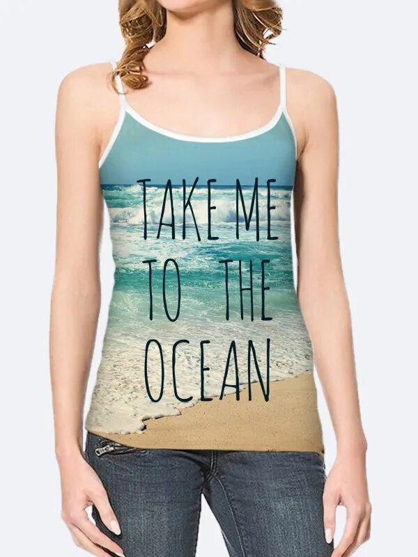 Футболка женская Ocean. Ocean Vibes майка. 42 (XS) майки. Майка бери. Океан сп новокузнецк совместные