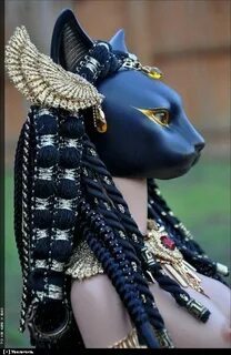 Косплей египетской кошки