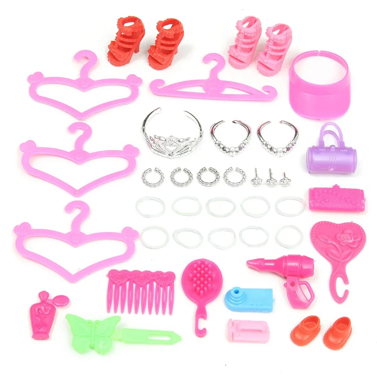 Аксессуары для кукол барби ожерелье. Штуки для девочек. Набор аксессуаров для барби. Вещи для барби и аксессуары. Идеи для аксессуаров кукл.