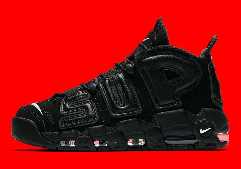 Кроссовки nike supreme. Найк аптемпо. Nike Uptempo Supreme Black. Nike Uptempo Black. Nike Air more Supreme черные.