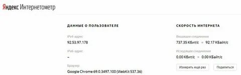 Измерить скорость интернета теле2