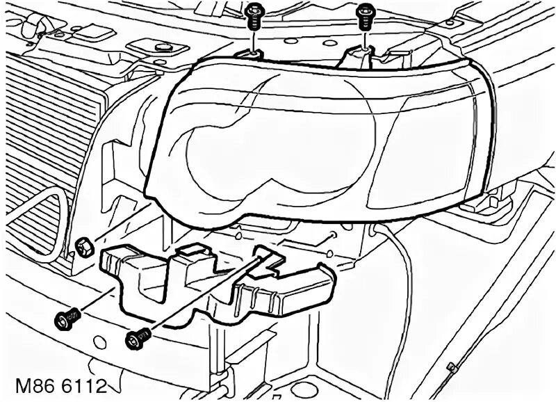 Как снимать бампер фрилендер Sunroof and bumpers: Front bumper cover (Discovery 3, 2004-2009)