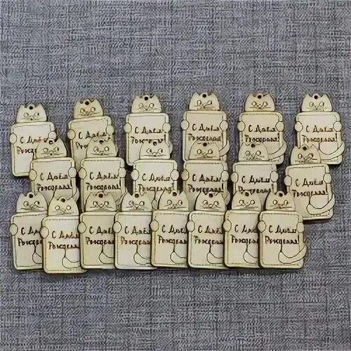 Кот с биркой