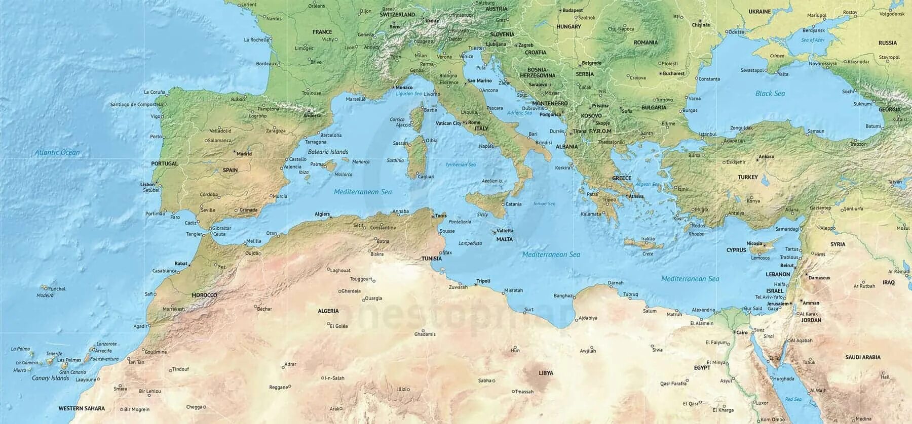 Бассейн Средиземного моря на карте. Черное и Средиземное море на карте. Морские границы Средиземного моря. Акватория Средиземного моря.