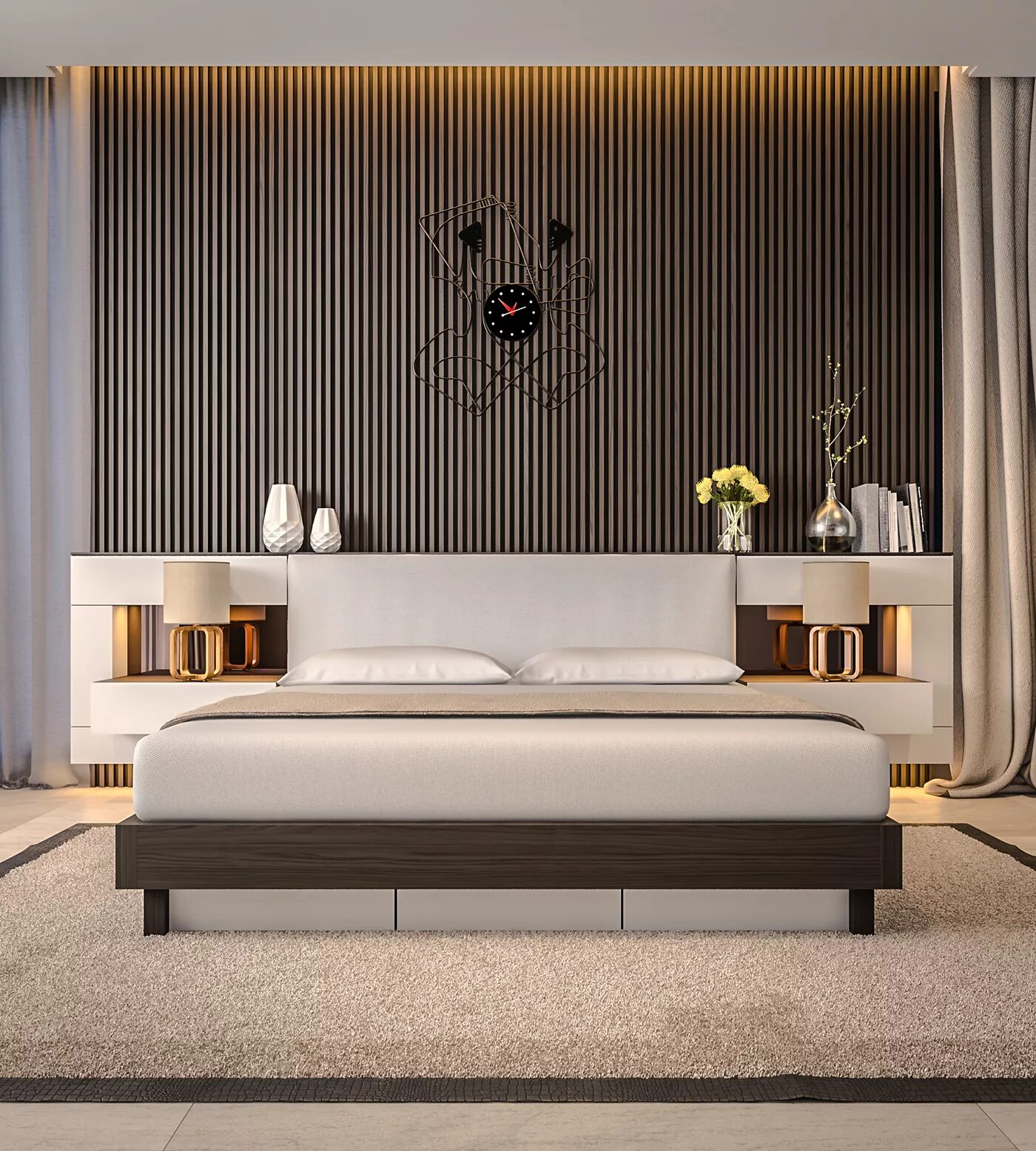 Modern bedroom. Интерьер спальной. Современная спальня. Стильная спальня. Стильный интерьер спальни.