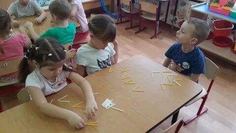 Совместная работа детей в детском саду