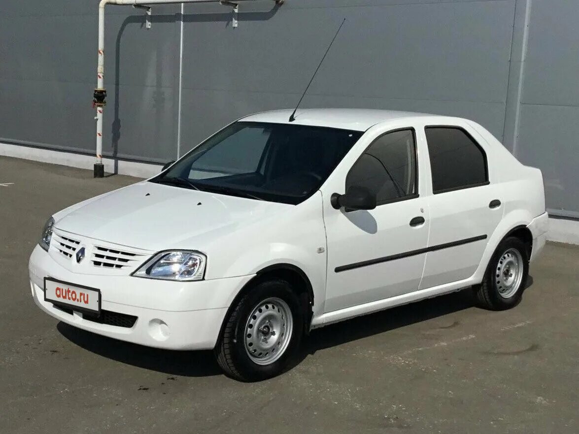 Купить б/у Renault Logan I 1.6 MT (87 л.с.) бензин механика в Омске: серый Рено 