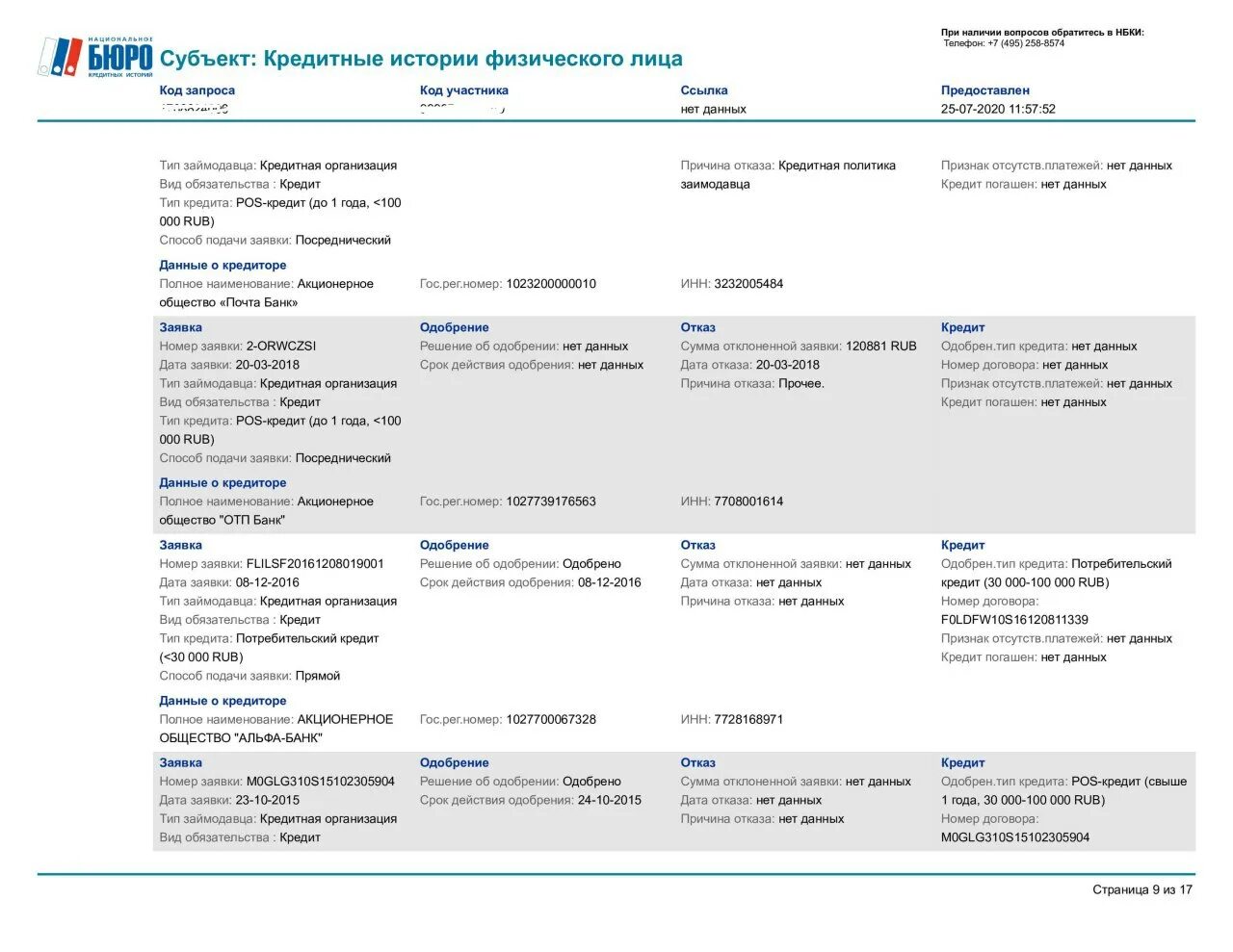 Альфа банк плохая кредитная история. Как выглядит кредитная история. Бланк кредитной истории. Кредитная история бюро кредитных историй. Отчет по кредитной истории.