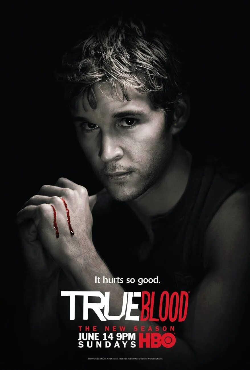 True posters. Настоящая кровь 2008 Постер. True Blood плакат.