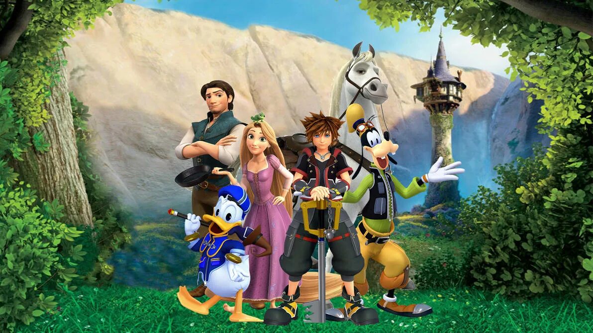 Kingdom рапунцель. Kingdom hearts рапунцель. kingdom hearts 3 tangled. рапунцель кингдом хартс 3. рапунцель ps3.