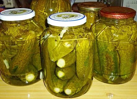 Маринуем огурцы с хреном