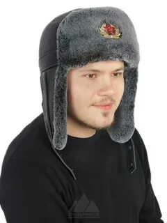 Ушанки с кокардой
