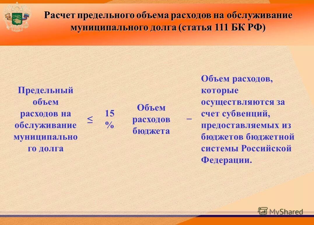 Предельный объем муниципального долга. Предельный объем расходов бюджета. Как рассчитать объем муниципального долга. Предельный объем заимствований. Предельный размер долга