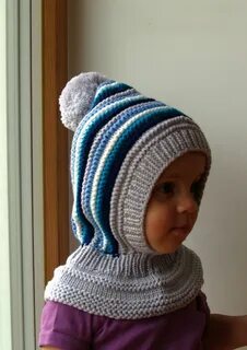 Шлем для мальчика спицами