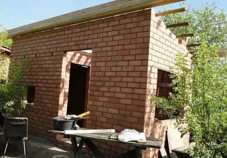 Баня из кирпича своими руками