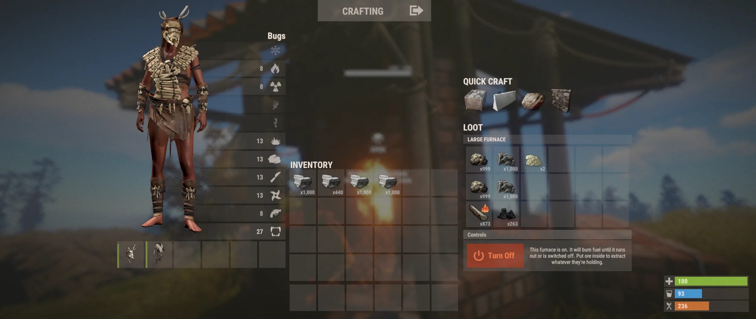 Как сделать разрешение в раст. Rust inventory. раст инвентарь игрока. rust furnace. large furnace rust.