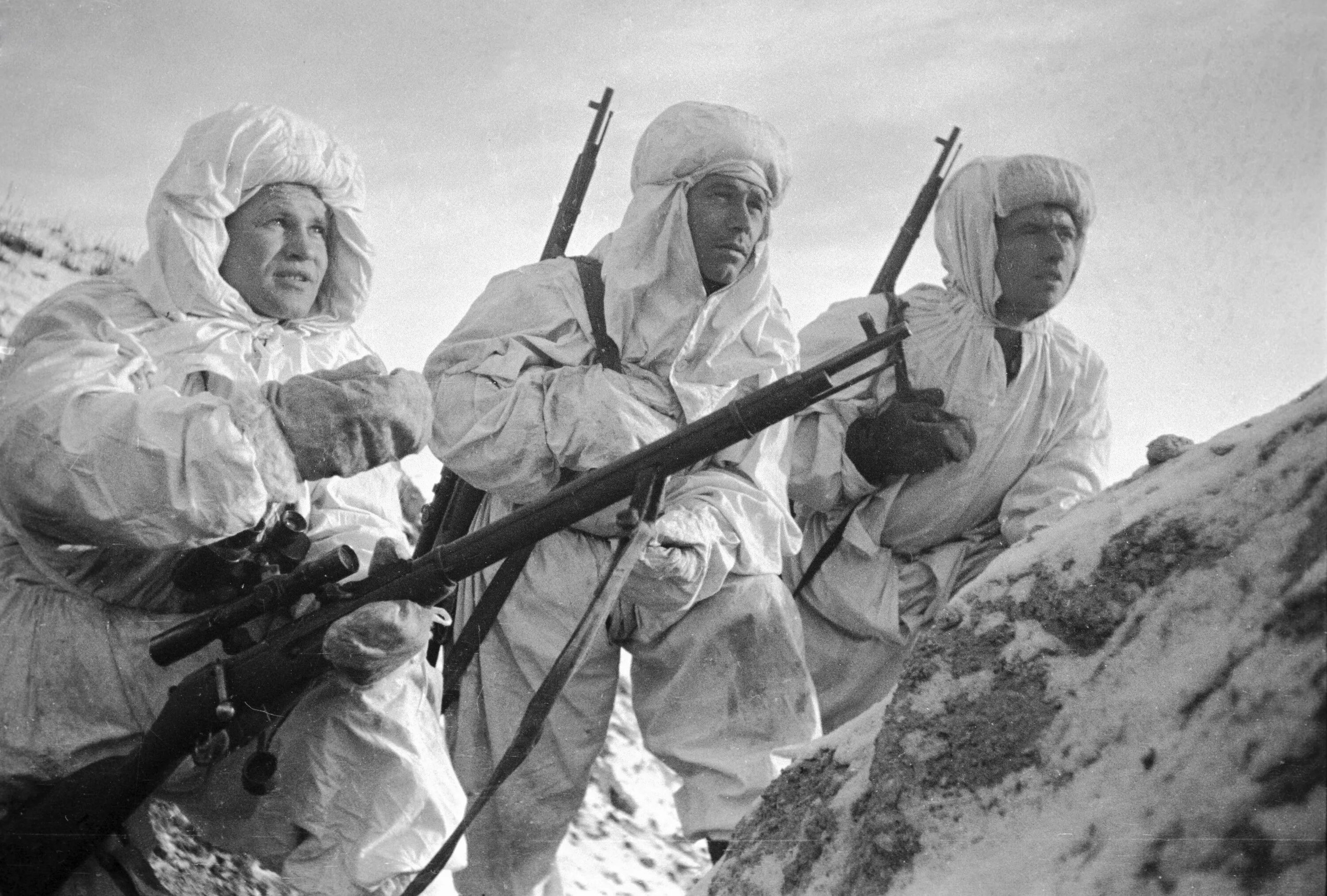 Охотник во время войны. Снайперы ВОВ 1941-1945.