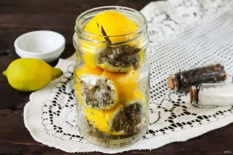 Посолить лимоны