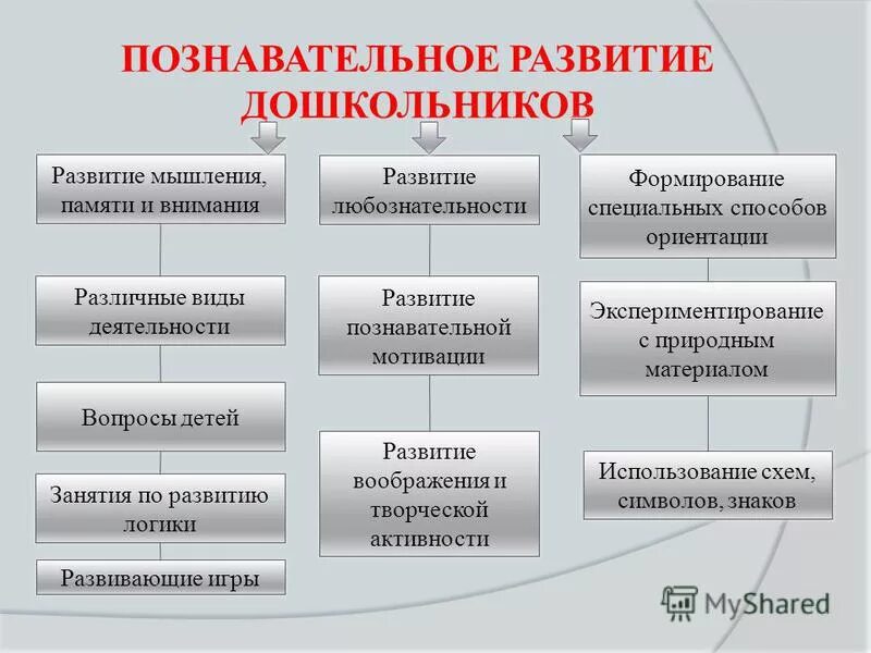 Внимание и деятельность методы. Составляющие познавательного развития дошкольников. Методы познавательной деятельности дошкольников. Структура познавательной активности дошкольников. Особенности познавательной деятельности дошкольников.