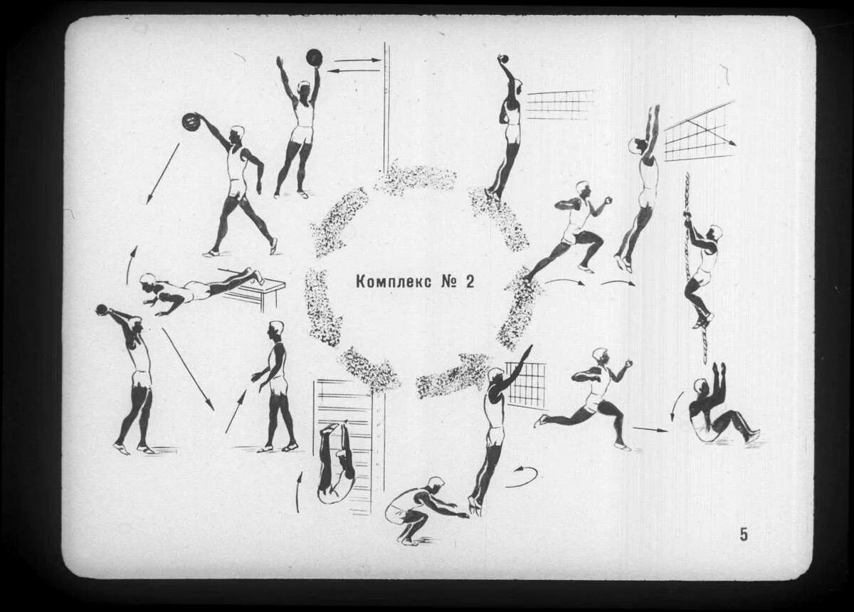 Круговая тренировка по волейболу
