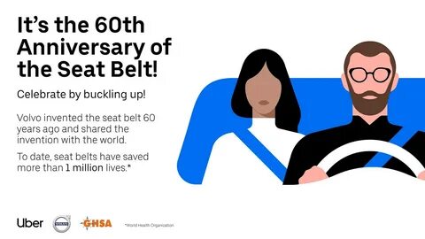Volvo Car USA, Uber, and GHSA remind riders to buckle up on the first ever ...