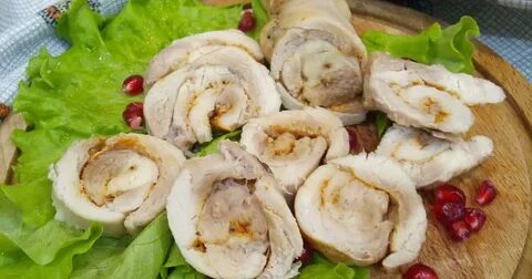 Рулет из окорочка курицы