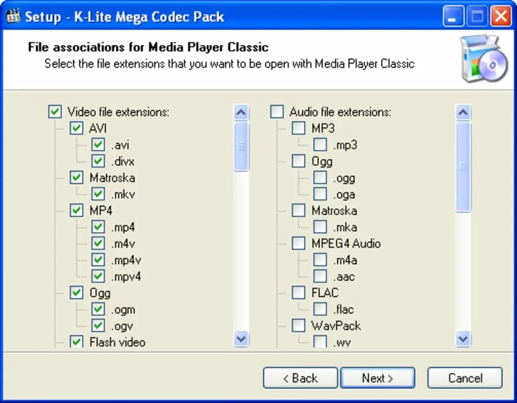 Pc codecs
