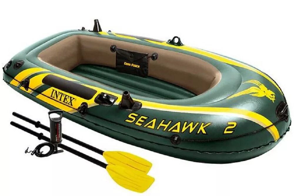 Легкая лодка для рыбалки. Лодка надувная Intex Seahawk 2. Intex Seahawk 2 68347np. Intex Seahawk-2 Set (68347). Лодка надувная 68347 Intex.