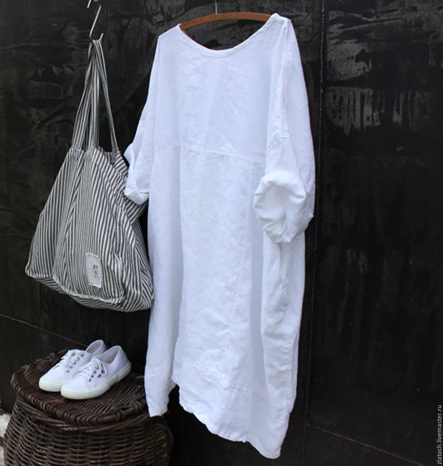 Одежда из хлопка и льна. Туника из марлевки в стиле бохо. Туника из Батиста бохо. Белое льняное платье в стиле бохо. Туника из льна.
