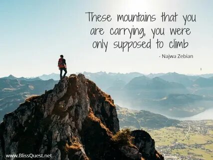 Tomorrow we will run up the mountain