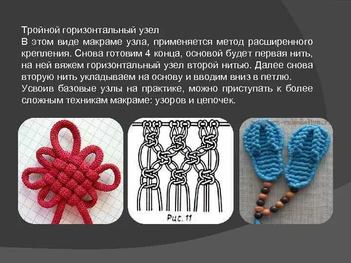 История макраме - презентация
