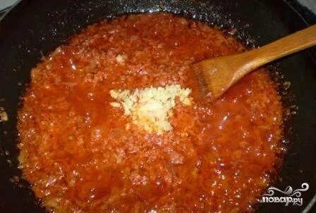Томатная подлива для гречки без мяса