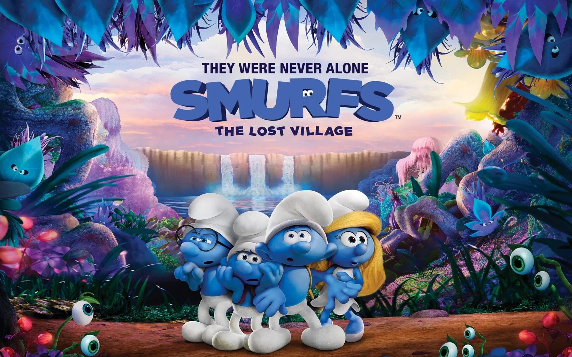 Smurfs the lost village. Smurfs the Lost Village 2017. April 19 2017 Smurfs the Lost Village. Smurfs the Lost Village Постер.