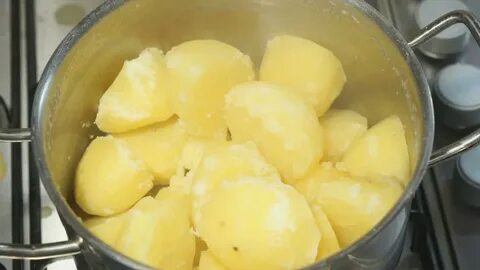 Картошка вареная с молоком