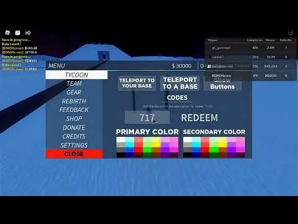 Scp tycoon codes