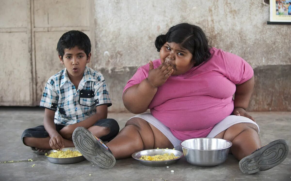 Индийская девочка- Суман Хатун. Толстая девочка Суман Хатун.